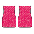 Valentine's Day Geometric Heart Print Front Car Floor Mats