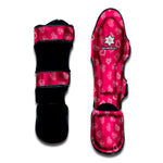 Valentine's Day Geometric Heart Print Muay Thai Shin Guard