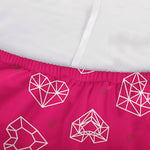 Valentine's Day Geometric Heart Print Sofa Cover