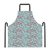 Valentine's Day Heart And Flower Print Apron