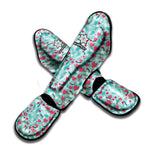 Valentine's Day Heart And Flower Print Muay Thai Shin Guard