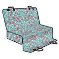 Valentine's Day Heart And Flower Print Pet Car Back Seat Cover