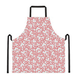 Valentine's Day Heart Pattern Print Apron