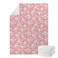 Valentine's Day Heart Pattern Print Blanket