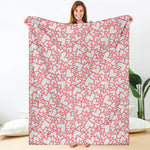 Valentine's Day Heart Pattern Print Blanket