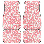 Valentine's Day Heart Pattern Print Front and Back Car Floor Mats