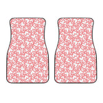 Valentine's Day Heart Pattern Print Front Car Floor Mats