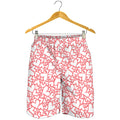 Valentine's Day Heart Pattern Print Men's Shorts