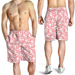 Valentine's Day Heart Pattern Print Men's Shorts