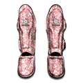 Valentine's Day Heart Pattern Print Muay Thai Shin Guards