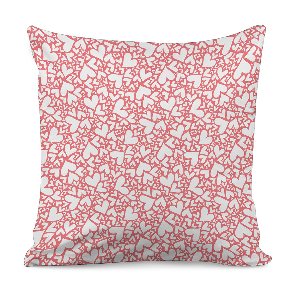 Valentine's Day Heart Pattern Print Pillow Cover