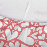 Valentine's Day Heart Pattern Print Sofa Cover