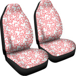 Valentine's Day Heart Pattern Print Universal Fit Car Seat Covers