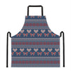 Valentine's Day Knitted Pattern Print Apron