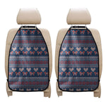 Valentine's Day Knitted Pattern Print Car Seat Organizers