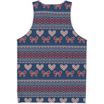 Valentine's Day Knitted Pattern Print Men's Tank Top