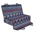 Valentine's Day Knitted Pattern Print Pet Car Back Seat Cover