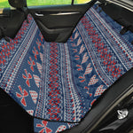 Valentine's Day Knitted Pattern Print Pet Car Back Seat Cover