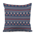 Valentine's Day Knitted Pattern Print Pillow Cover