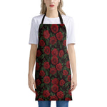 Valentine's Day Rose Pattern Print Apron