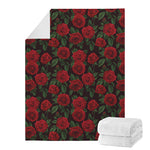 Valentine's Day Rose Pattern Print Blanket