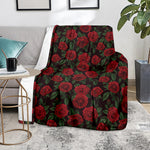 Valentine's Day Rose Pattern Print Blanket