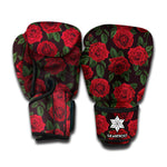 Valentine's Day Rose Pattern Print Boxing Gloves