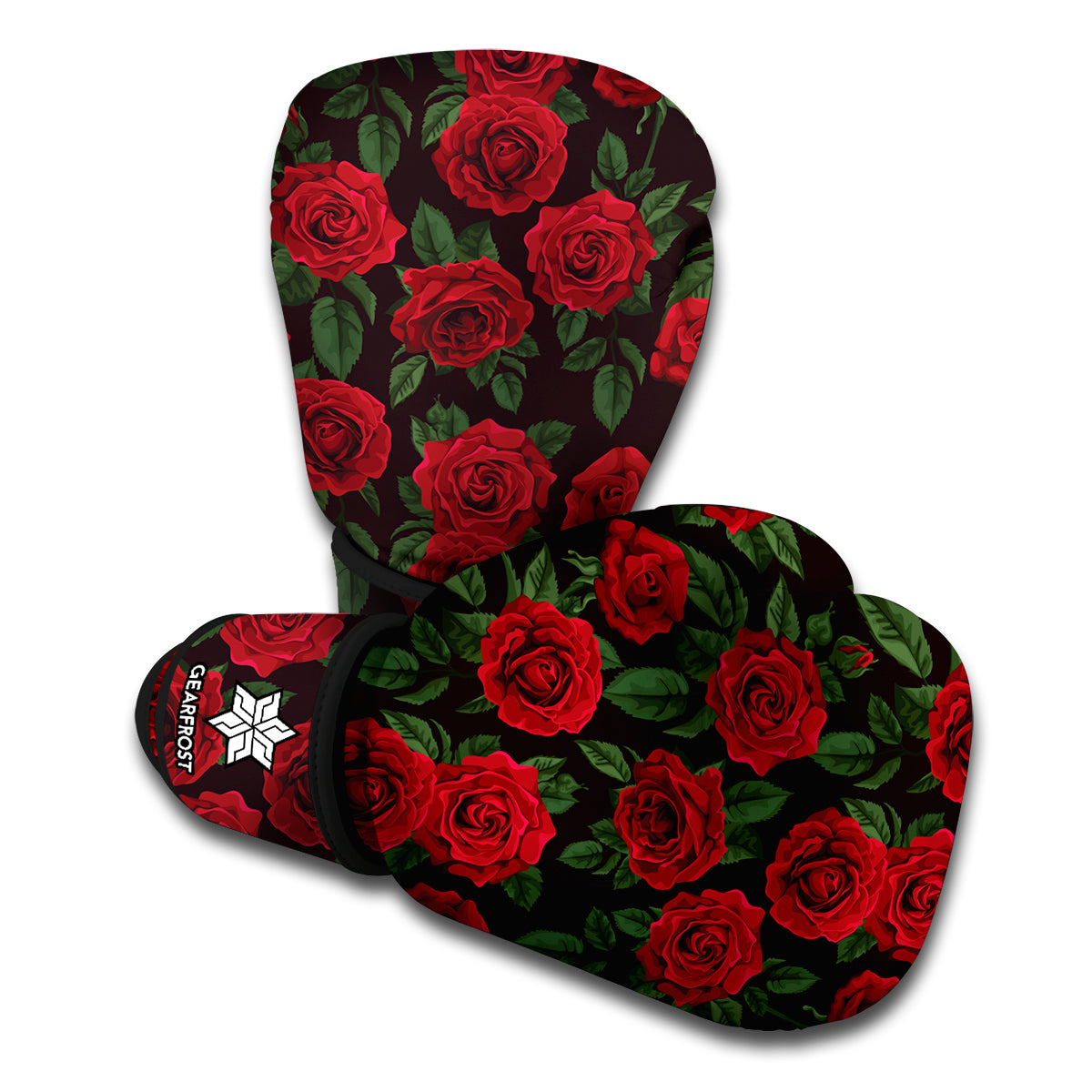 Valentine's Day Rose Pattern Print Boxing Gloves