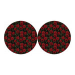 Valentine's Day Rose Pattern Print Car Coasters
