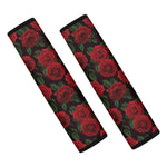 Valentine's Day Rose Pattern Print Car Seat Belt Covers