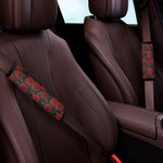 Valentine's Day Rose Pattern Print Car Seat Belt Covers