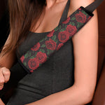 Valentine's Day Rose Pattern Print Car Seat Belt Covers