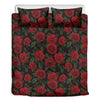 Valentine's Day Rose Pattern Print Duvet Cover Bedding Set