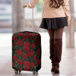 Valentine's Day Rose Pattern Print Luggage Cover
