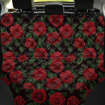 Valentine's Day Rose Pattern Print Pet Car Back Seat Cover