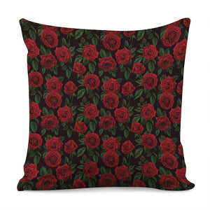 Valentine's Day Rose Pattern Print Pillow Cover