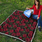 Valentine's Day Rose Pattern Print Quilt