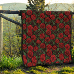 Valentine's Day Rose Pattern Print Quilt