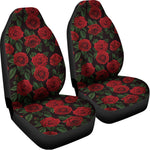 Valentine's Day Rose Pattern Print Universal Fit Car Seat Covers