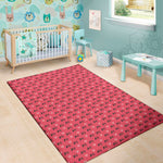 Valentine's Day XOXO Pattern Print Area Rug