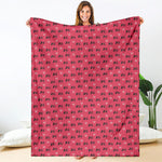 Valentine's Day XOXO Pattern Print Blanket