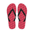 Valentine's Day XOXO Pattern Print Flip Flops