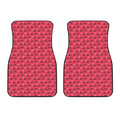 Valentine's Day XOXO Pattern Print Front Car Floor Mats