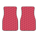 Valentine's Day XOXO Pattern Print Front Car Floor Mats