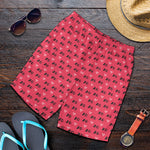 Valentine's Day XOXO Pattern Print Men's Shorts