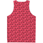 Valentine's Day XOXO Pattern Print Men's Tank Top