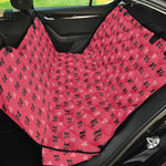 Valentine's Day XOXO Pattern Print Pet Car Back Seat Cover