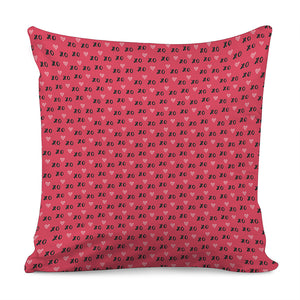 Valentine's Day XOXO Pattern Print Pillow Cover