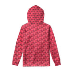 Valentine's Day XOXO Pattern Print Pullover Hoodie
