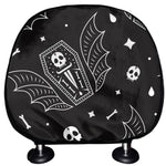 Vampire Coffin Pattern Print Car Headrest Covers